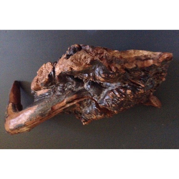 Vintage 30s Burl Wood‎ Duck Sculpture Folk Art Rustic Americana USA Made - Picture 4 of 6